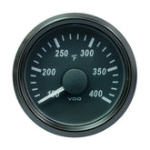 VDO SingleViu 52mm (2-1/16") Cylinder Temp. Gauge - 400-DegF - 471-14 Ohm A2C3833530030